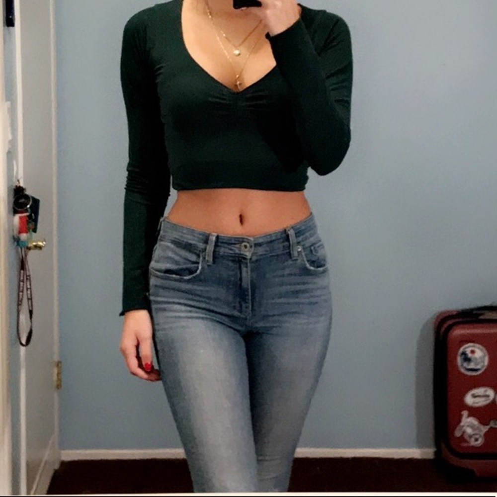 Lucky brand blue skinny jeans